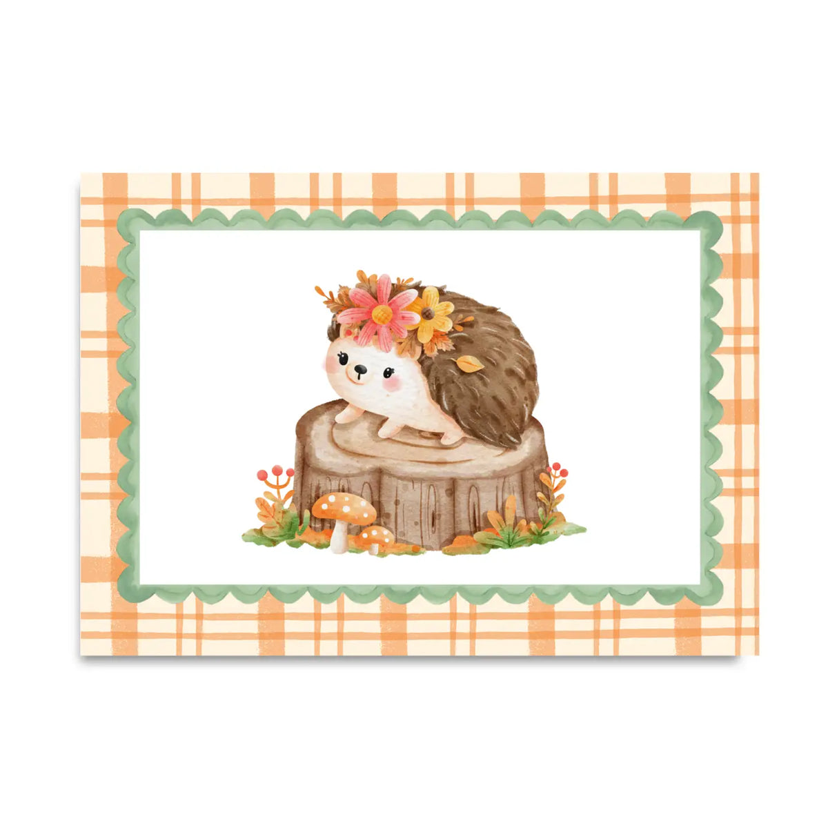 Hedgehog Postcard