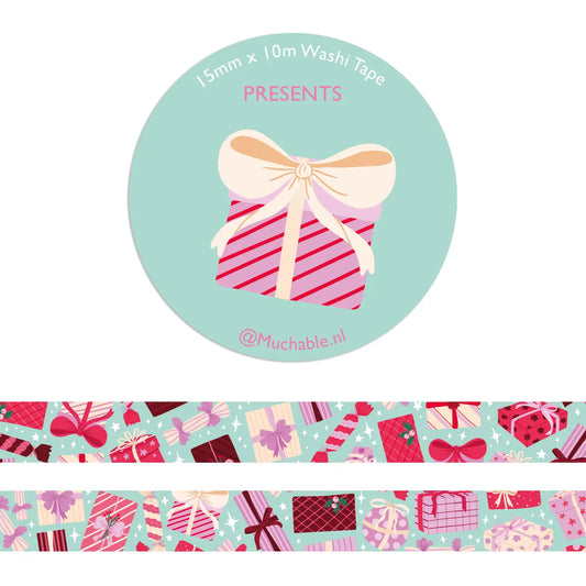 Presents Washi Tape (Light Blue)