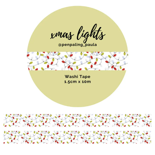 X-Mas Lights Washi Tape