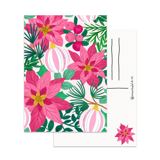 Flowers & Ornaments Postcard
