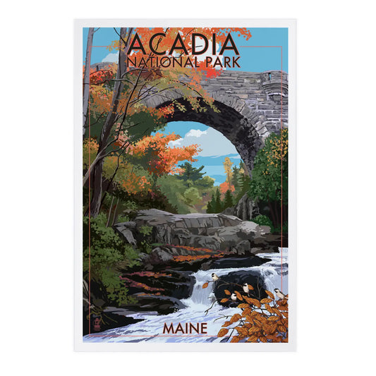 Acadia National Park, Maine, Stone Bridge