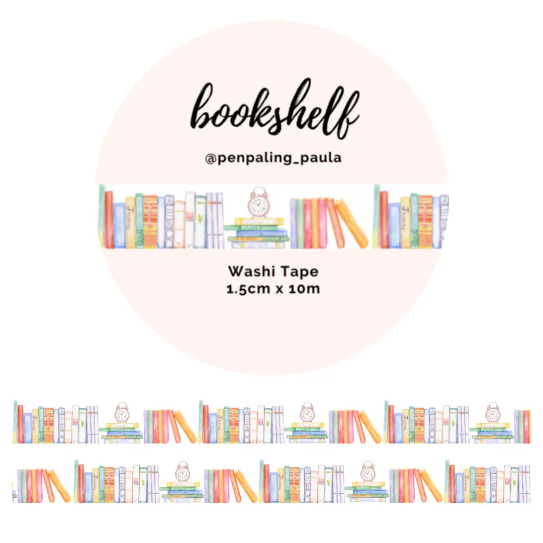 Bookshelf Washi Tape