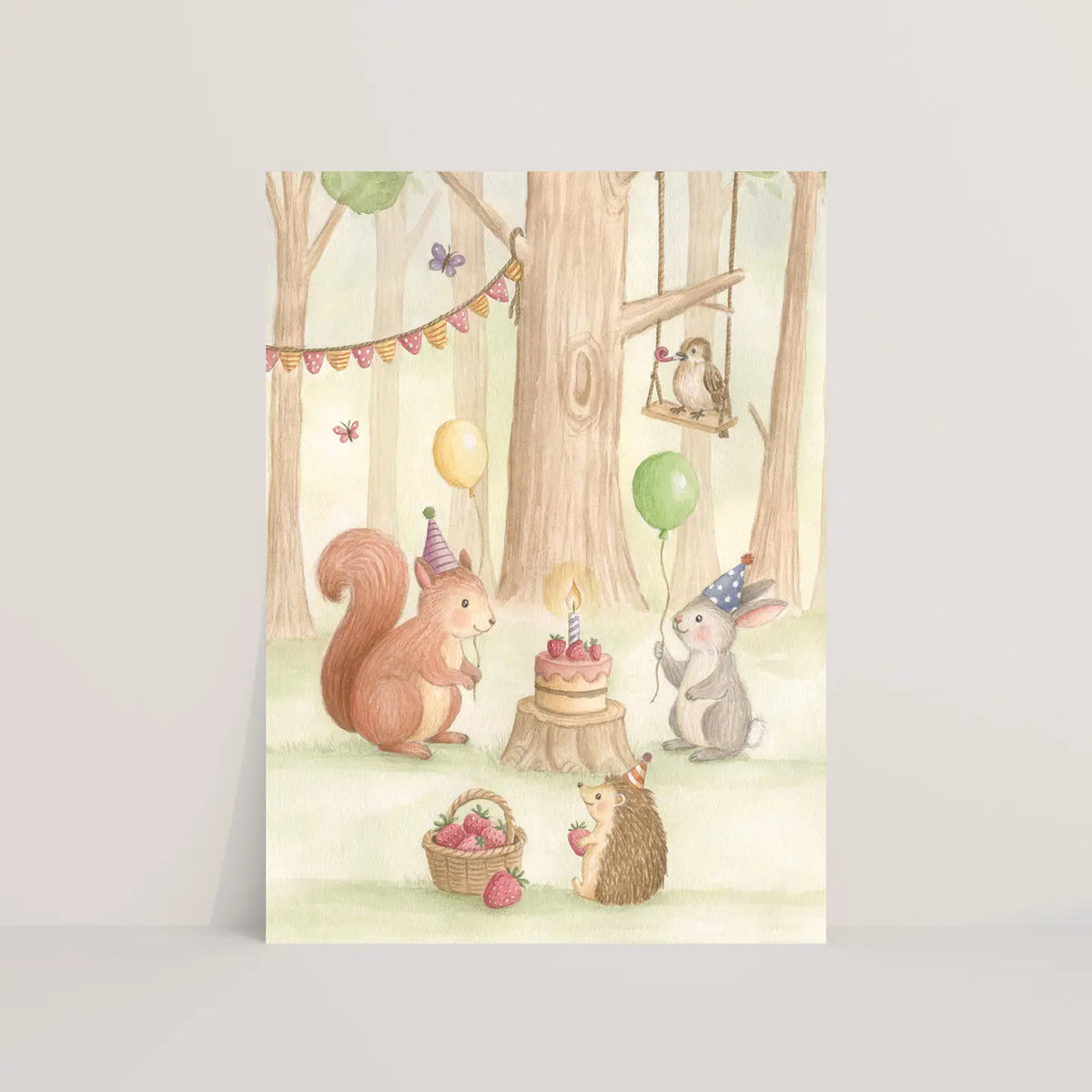 Party in the Woods Postcard