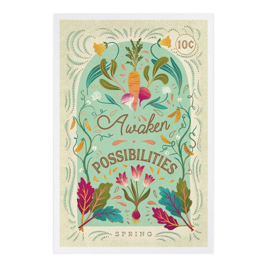 Seasons Mantra Spring Postcard