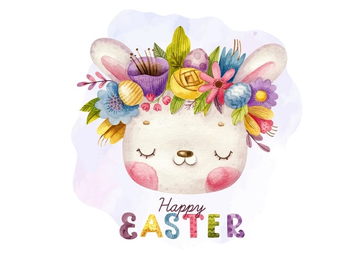 Happy Easter Bunny Postcard