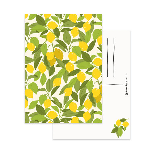 Lemon Postcard