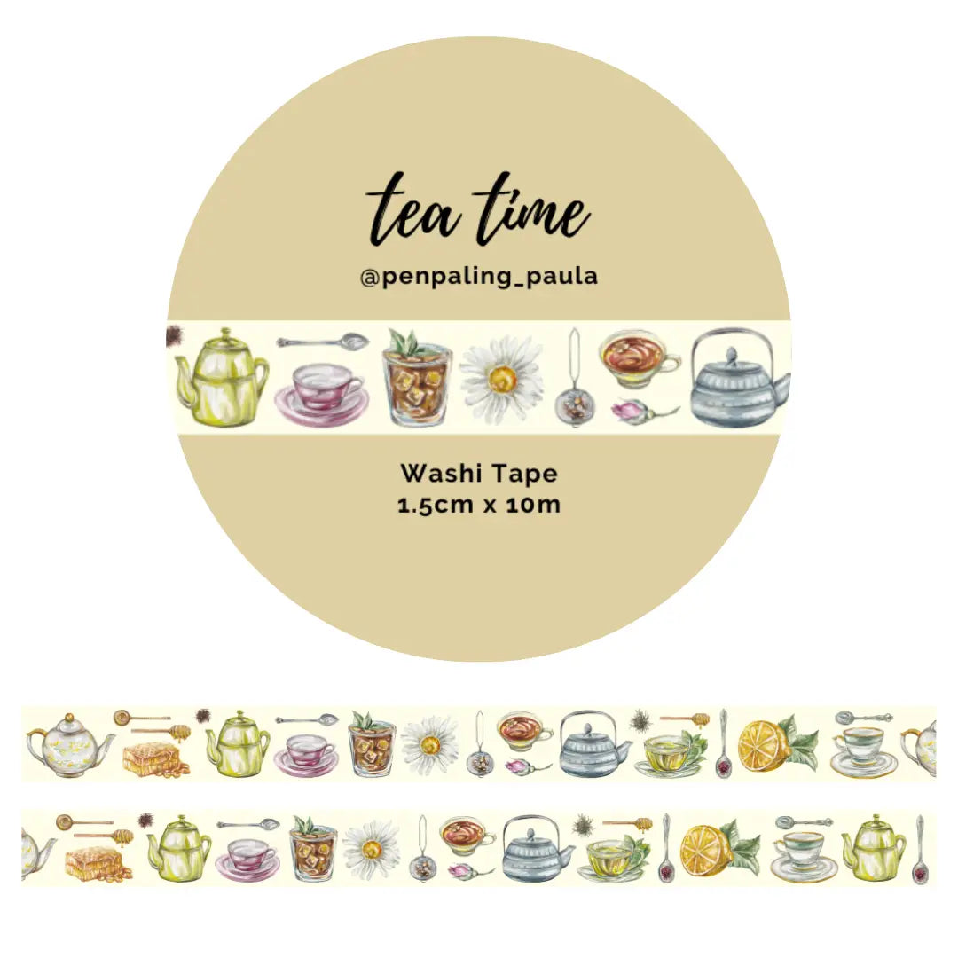 Tea Time Washi Tape