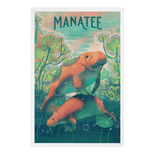 Manatee in the Reeds