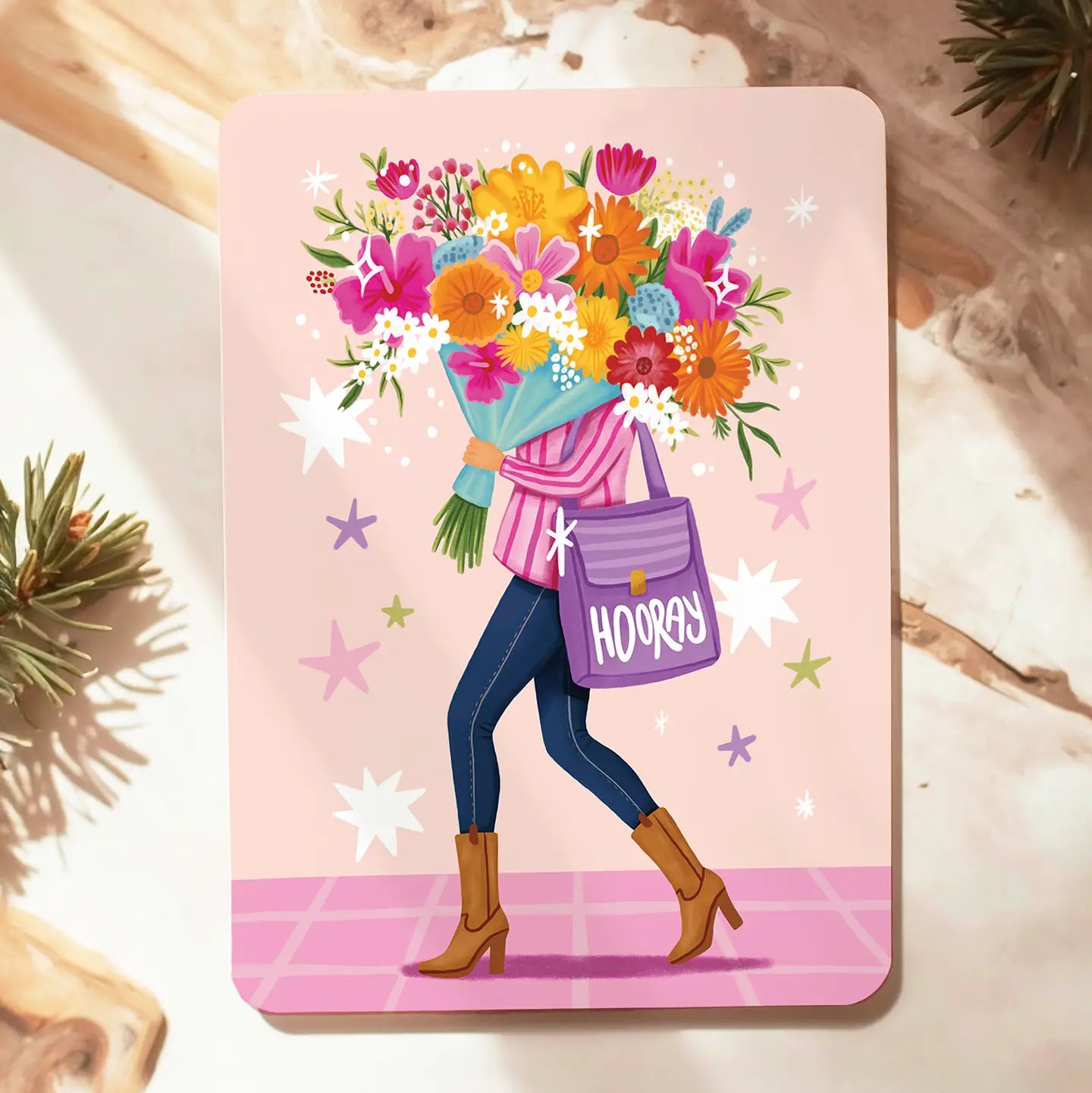 Hooray Postcard