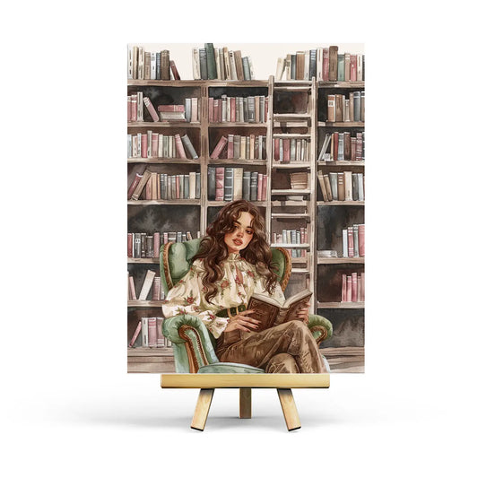 Cozy Reading Postcard