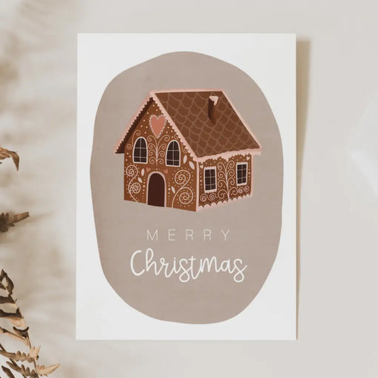 Gingerbread House Postcard