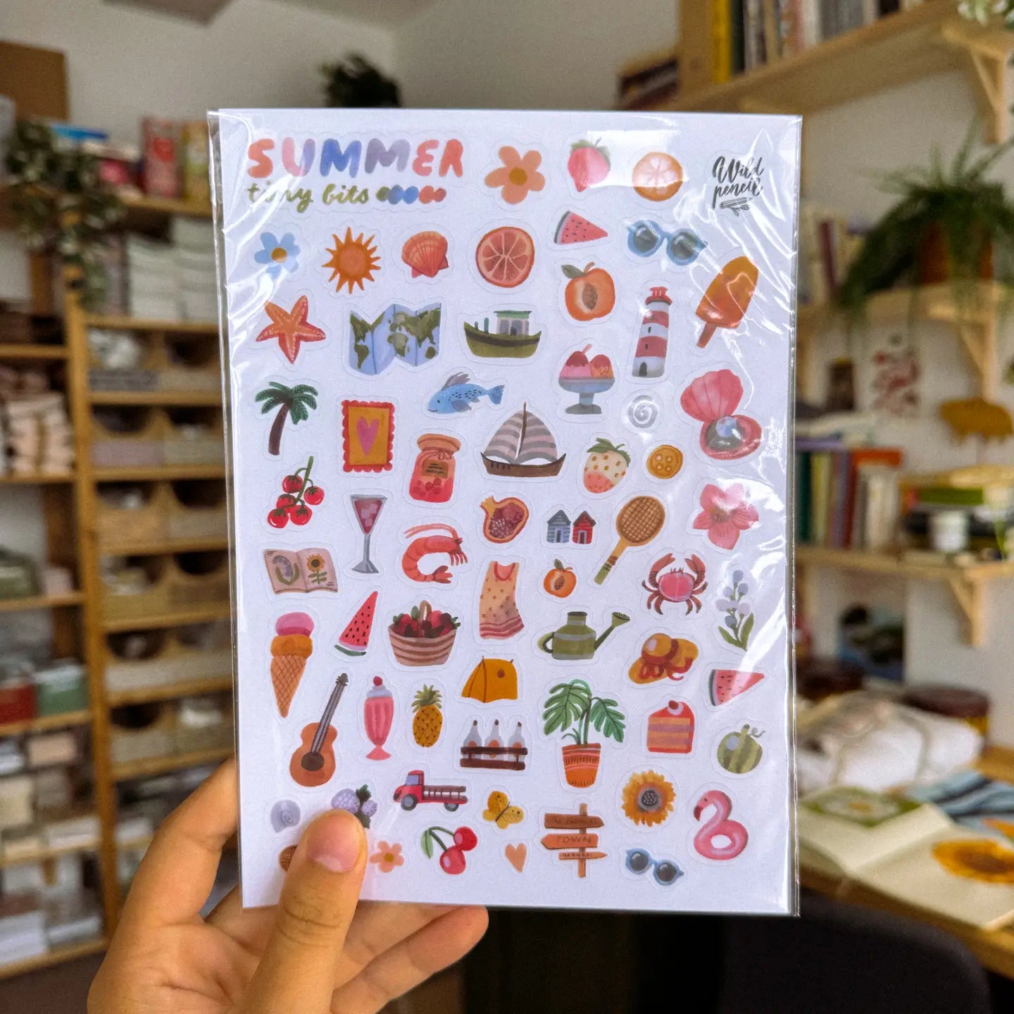 Summer Tiny Bits Sticker Sheet