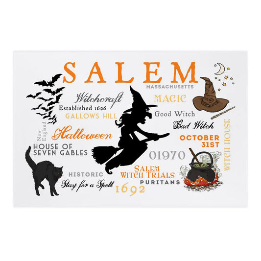 Salem, Massachusetts, Typography & Icons