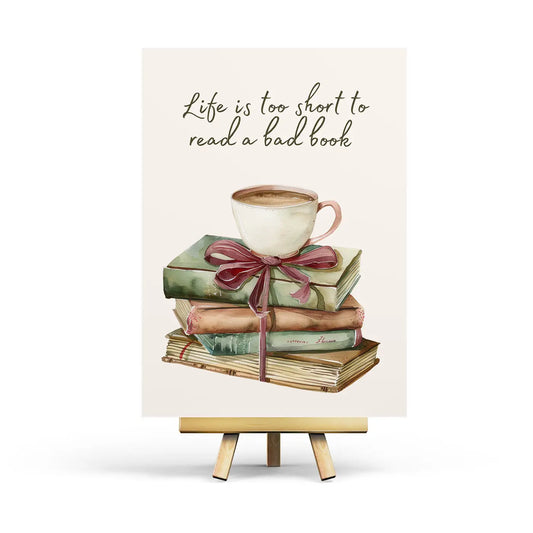 Life is Too Short Postcard