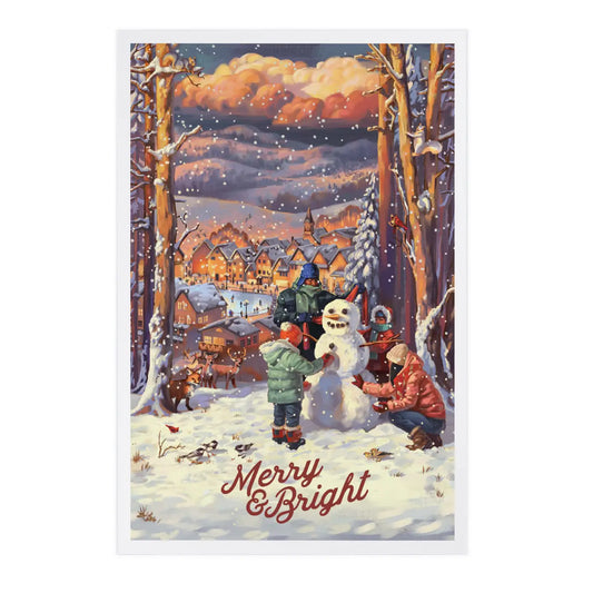 Merry & Bright, Vintage Snowman