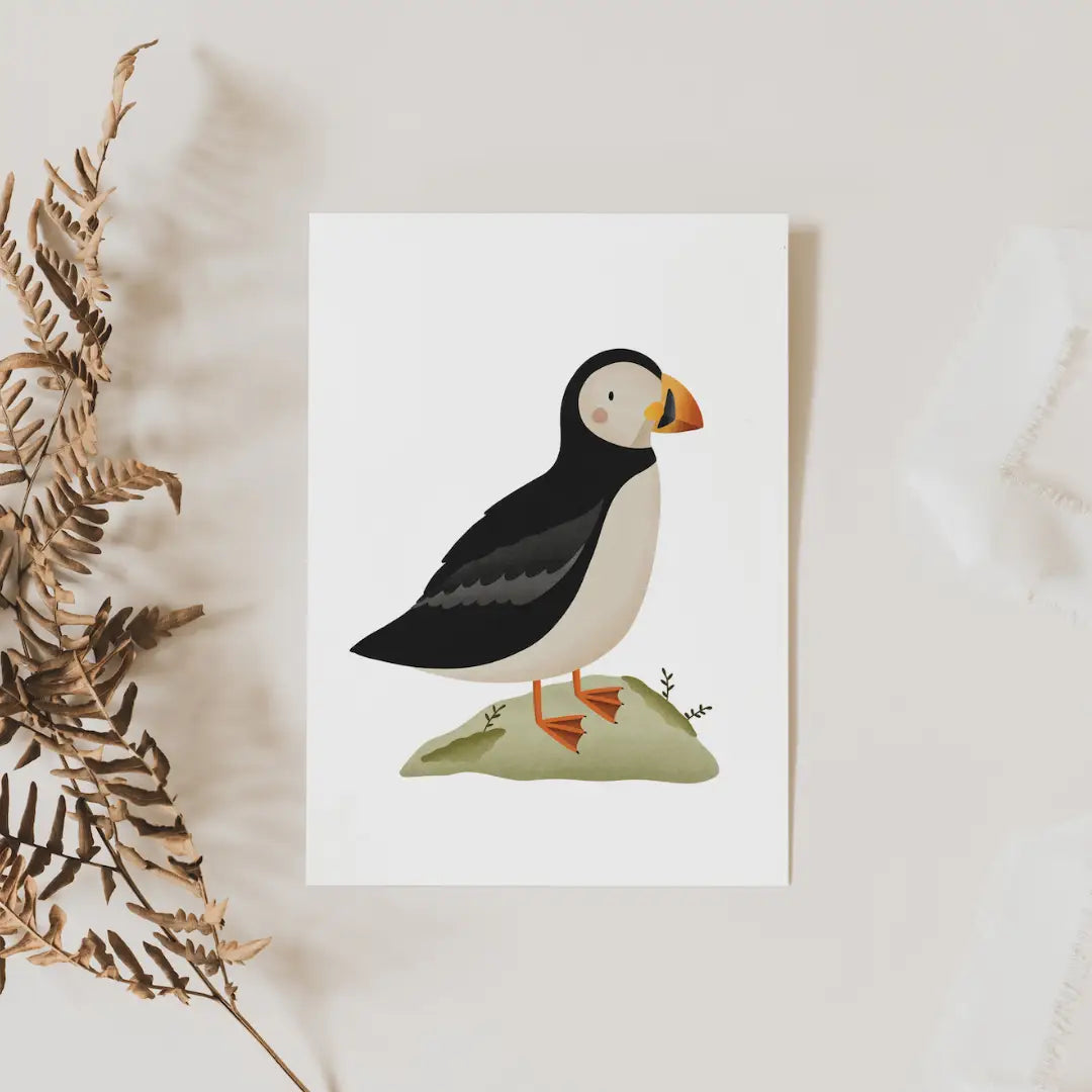 Puffin Postcard