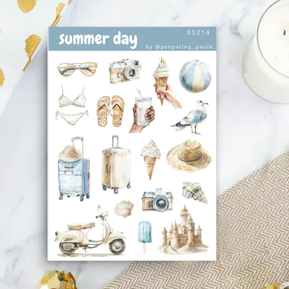 Summer Day Sticker Sheet