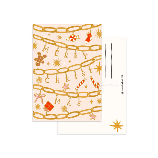 Christmas Charms Postcard