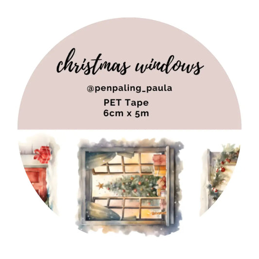 Christmas Windows - PET Tape PRE-CUT