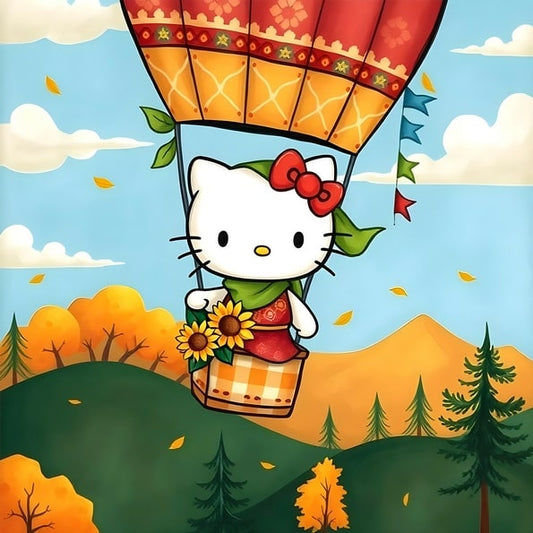Hello Kitty Goes Ballooning