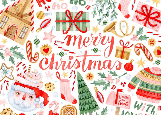 Merry Christmas Postcard