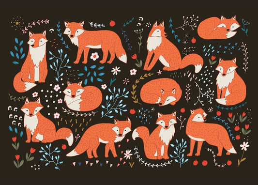 Winter Fox Postcard