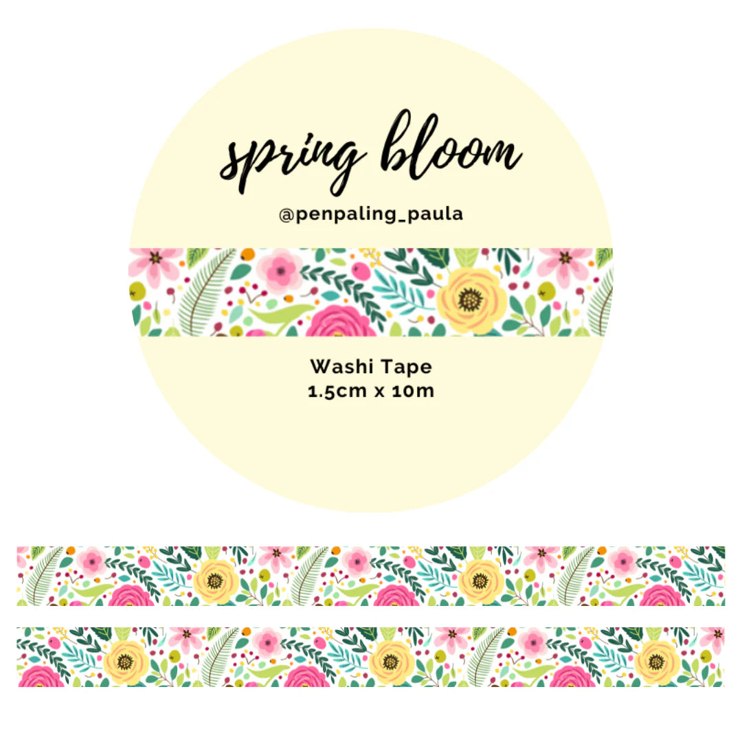 Spring Bloom Washi Tape