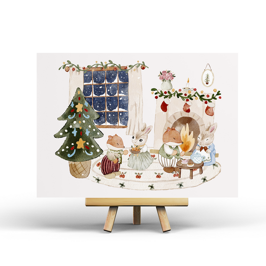Christmas Party Postcard