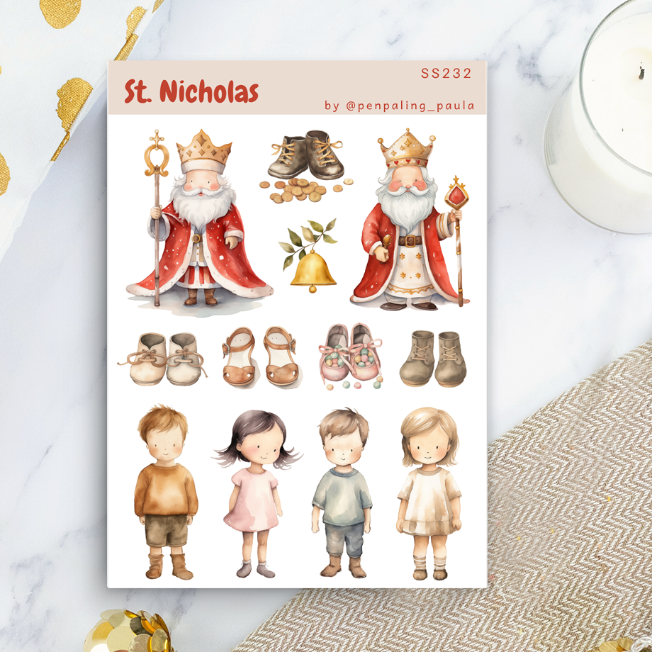 St. Nicholas Sticker Sheet