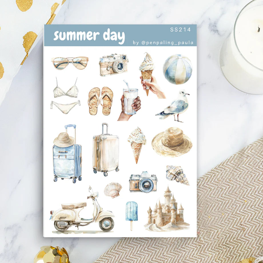 Summer Day Sticker Sheet