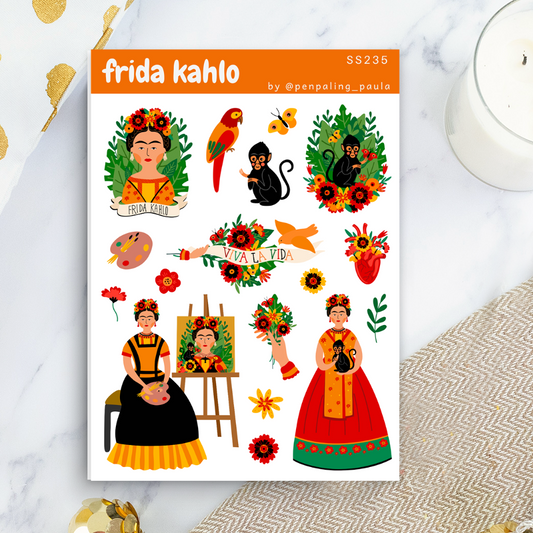 Frida Kahlo II Sticker Sheet