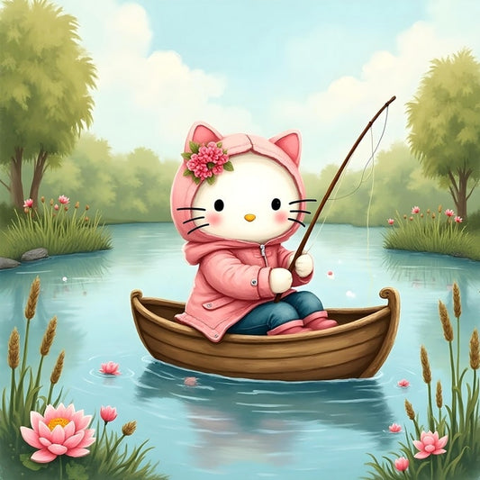 Hello Kitty Goes Fishing