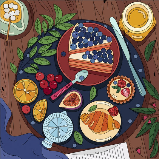 Summer Snack Board Postcard